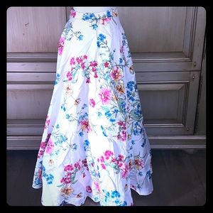 Ball gown floral skirt size 3